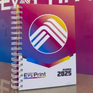 Agenda ou Planner Personalizado  21x15cm  Capa dura - Brilho  